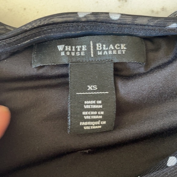 Black and white polka dot shirt - Picture 3 of 3